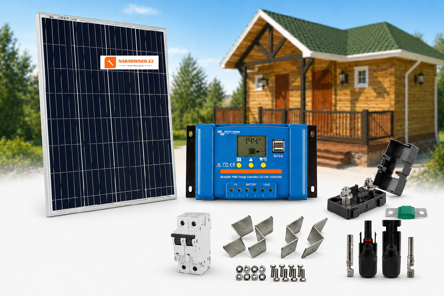 Ostrovní solární systém 175Wp bez baterie Victron Energy