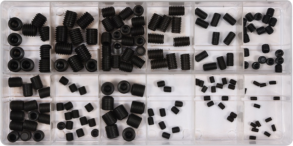 Yato Šrouby bezhlavé, imbusové sada 160 ks