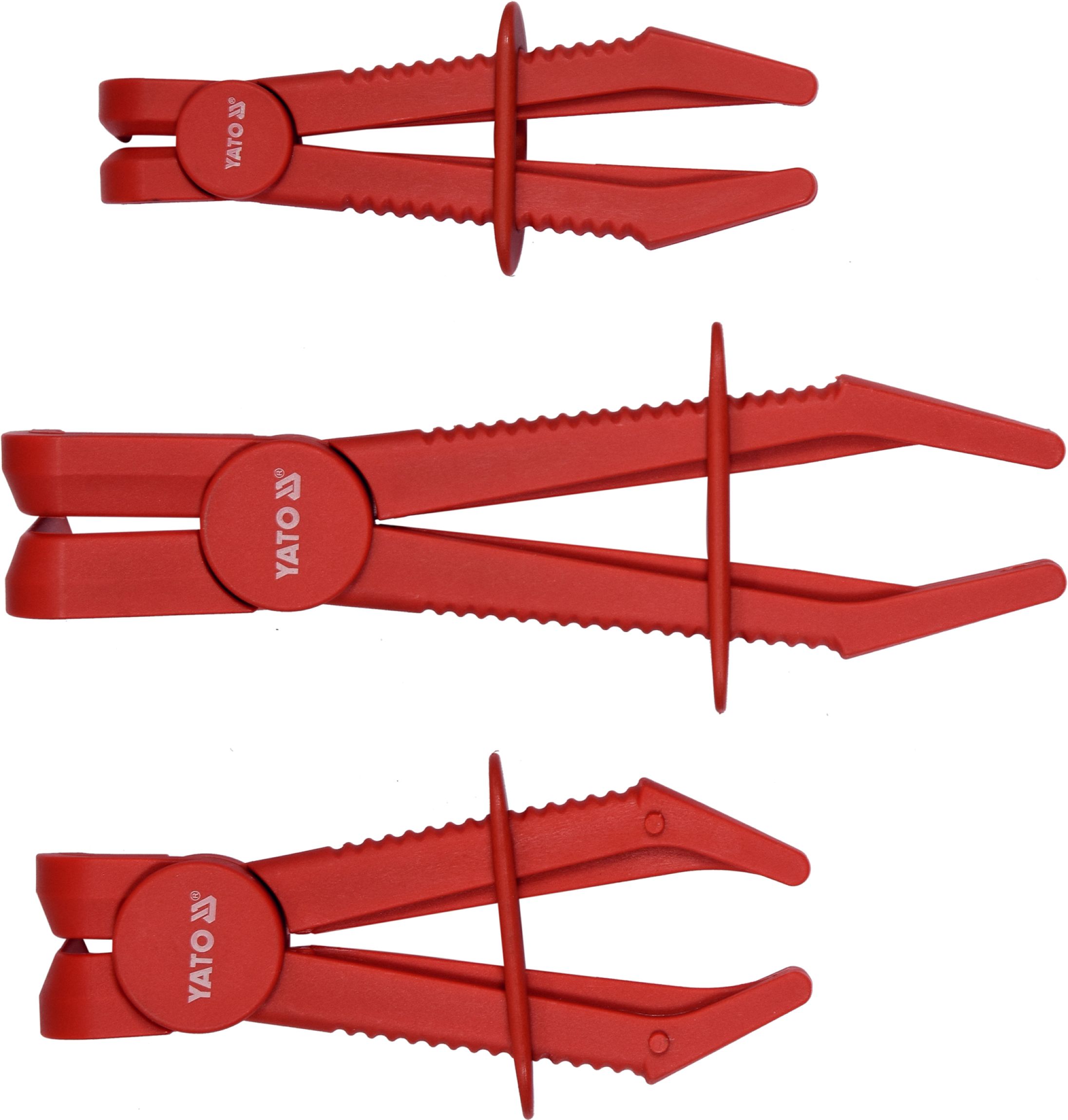 Yato Sada hadicových svěrek 3ks