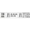 Nýtovací kleště pákové M5-M12 338mm