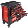 Skříňka dílenská pojízdná s nářadím (211ks) 7 zásuvek