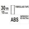 Pásmo měřící, skleněné vlákno, 30m, 15mm