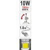 Reflektor přenosný s vysoce svítivou COB LED, 10W, 700lm, IP65, 1,8m kabel