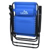 Křeslo kempingové polohovací LIVORNO modré