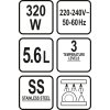 Pomalý hrnec 320W 5,6L s časovačem