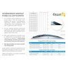 Flexibilní solární panel 4SUN FLEX-ETFE-M 100 Wp 12 V MAXX