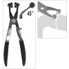 Kleště na samosvorné hadicové spony 230mm 45°