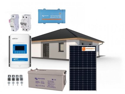 68654 solarni system 385wp 12v s baterii a menicem