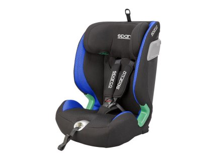 Autosedačka SPARCO 76-150 cm ISOFIX, čierno-modrá