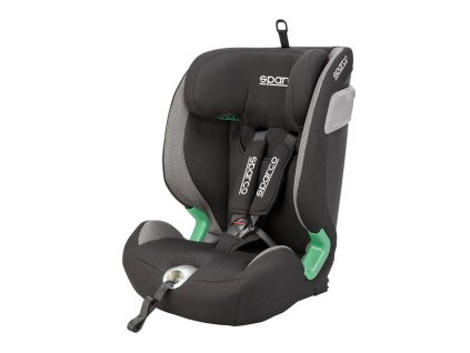 Autosedačka SPARCO 76-150 cm ISOFIX, šedo-čierna