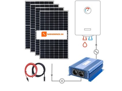 Súprava na ohrev vody 1540Wp + MPPT ECO SOLAR Boost