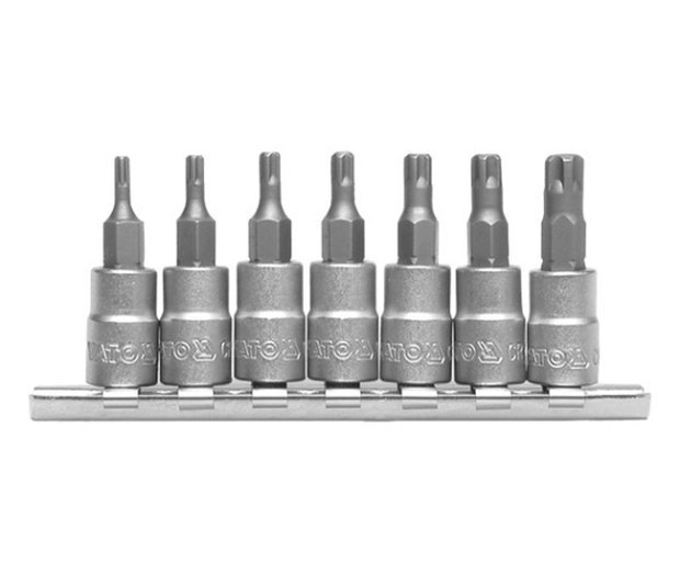 Súprava bitov 1/4" 7 ks TS10-TS40 torx