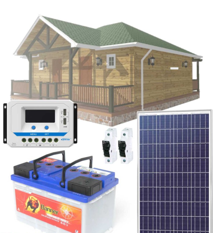 Solární systém 90Wp/12V