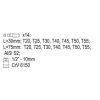 8411 1 sada bitu 15 ks torx s otvorem box