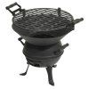 Liatinový gril Cattara KETTLE 35 cm na drevené uhlie