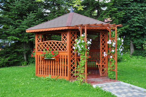 Zahradní domky, altány a pavilony