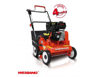 Weibang WB 384 RC - Loncin - benzínový travní provzdušňovač s košem