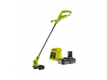 Ryobi RLT1825M-20S - aku 18V vyžínač + 2,0 Ah baterie + nabíječka + sada 10ks kotoučů a nožů ONE+