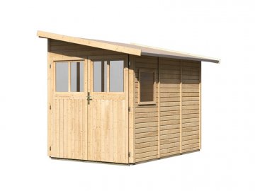 dřevěný domek KARIBU WANDLITZ 3 (55256) natur