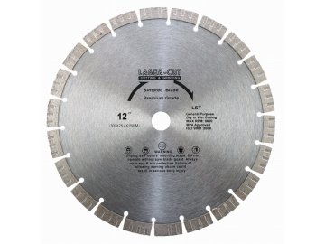 L001230 - Diamantový kotouč segmentový 300 x 25,4 x 10mm LST