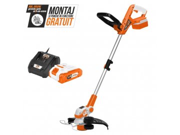 AKU vyžínač RURIS 2024e s nabíječkou a baterií 4Ah