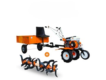 sestava malotraktoru s vozikem ruris 7000fr set 61235