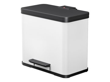 Hailo ECO DUO L bílá matná - nášlapný třídič odpadu