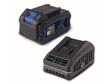 Scheppach SBSK4.0 - 20 V set nabíječky 2,4 A a lithium-iontové baterie 4 Ah