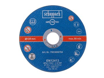 Scheppach Řezný kotouč 125mm - sada 12 ks