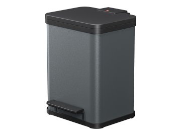 Hailo Öko duo Plus M tmavě šedý matný - koš na tříděný odpad
