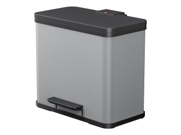 Hailo Öko trio Plus L světle šedý matný - koš na tříděný odpad