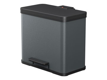 Hailo Öko duo Plus L tmavě šedý matný - koš na tříděný odpad
