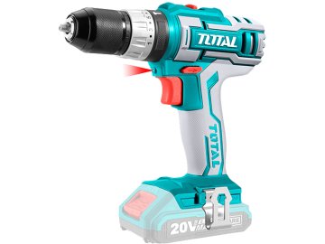 Total TIDLI2002 - AKU vrtací šroubovák s příklepem 20V Li-ion (2x), 2000mAh, sada 50ks