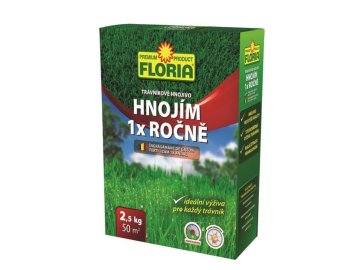 Screenshot 2025 07 08 at 11 56 55 Hnojivo trávníkové FLORIA HNOJÍM 1x ROČNĚ 2 5 kg za 399.00CZK Allegro