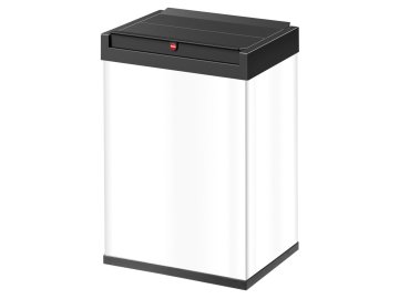 Velkoobjemový odpadkový koš Hailo Big-Box Swing L, bílý/černý