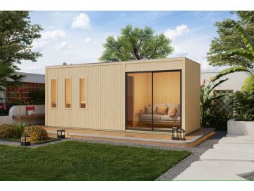 finská sauna KARIBU MONTEREY (34031) natur LG4626