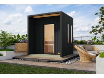 finská sauna KARIBU ARCADIA (34255) černá LG4613