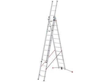 HAILO Master S120 NEW - hliníkový žebřík 3x12 příček
