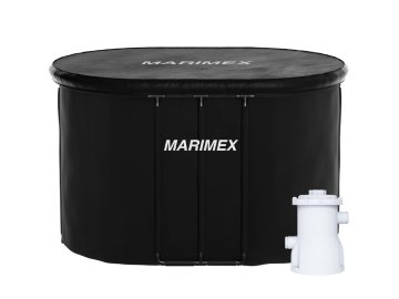 Káď ochlazovací ovál 125x75x77cm černá s kartušovou filtrací