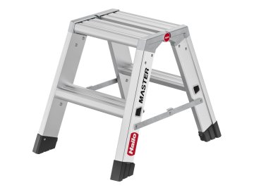 Hailo Master D80 - hliníkové schůdky 2x2 nášlapy