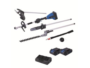 Scheppach BC-MFH400-X SET S4.5 - aku 20 V IXES multifunkční stroj 4v1 + 2x 2Ah baterie + nabíječka 2,4 A