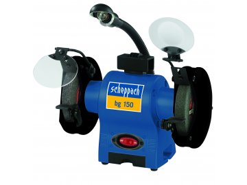 Scheppach bg 150 - dvoukotoučová bruska s indukčním motorem