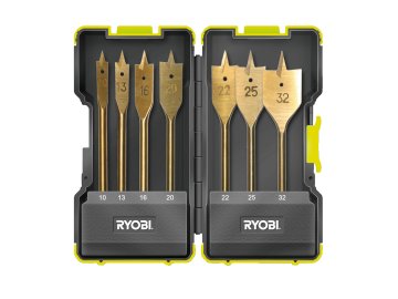 Ryobi RAK 07 SB - 7 ks sada plochých vrtáků