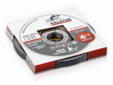 KRT070410 - Řezný kotouč Nerez/Ocel  115 x 1,0mm 4 plus 2 (6ks)