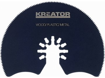 KRT990021 - Segmentový řezný kotouč 87 x 1,4 mm dřevo, plast, ocel