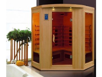 INFRASAUNA DeLUXE 4440 CB/CR rohová + tablet ZDARMA