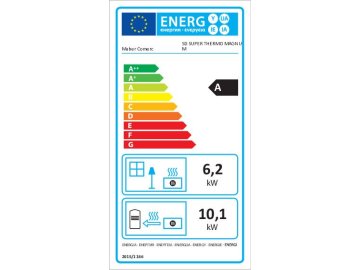 MBS SUPER THERMO MAGNUM sporák na tuhá paliva černý s mastkovým obkladem - levý
