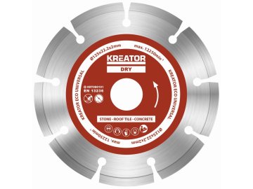 KRT080101 - Diamantový kotouč segmentový 125mm UNIVERZAL 3ks sada