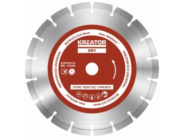 KRT080102 - Diamantový kotouč segmentový 230mm UNIVERZAL 3ks sada