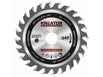 KRT020401 - Pilový kotouč na dřevo 89mm, 24T
